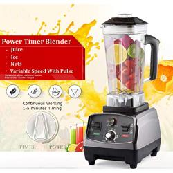 Professional 3Hp Automatic Timer Blender Mixer Juicer Fruit Food Processor Ice Smoothies Maker 2L Jar 2200W,With Extra Jar,Au Plug