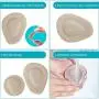 UrChoice Metatarsal Pads | Forefoot Cushion Pads | Soft Foot Care Pads | Ball of Foot Cushions for Metatarsalgia | Prevent Calluses Blisters for Men & Women | 6 Pairs(Waterdrop Shape)