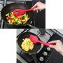 Kitchenware Utensils Set 5 Piece Premium Silicone Heat Resistant Non-Stick Cooking Professional Tools Red