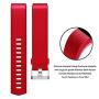 Hanlesi Bands Compatible with Fitbit Charge 2, Soft Silicone Breathable Fashion Sport Strap for Fit bit Charge2 Replacement Original Accessory