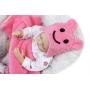 22" Real Looking Realistic Handmade Soft Silicone Vinyl Sleeping Reborn Baby Newborn Doll Girl Kids Birthday Gift Free Magnet Pacifier Dummy