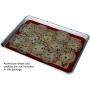Silicone Baking Mat - Set of 3 Half Sheet (Thick & Large 11 5/8" x 16 1/2") - Non Stick Silicon Liner for Bake Pans & Rolling - Macaron/Pastry/Cookie/Bun/Bread Making - Professional Grade Nonstick