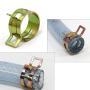OCR 6-22mm 10Size Fuel line Spring Clamp Silicone Vacuum Hose Pipe Clamp Steel Wire Tube Pipe Clip, 100 Pack