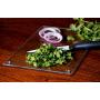 Clever Chef Glass Cutting Board Set | 4 Non Slip Cutting Boards are Shatter-Resistant, Durable, Stain Resistant, Dishwasher Safe | Bundle 4 Pack Contains 4 Rectangle Cutting Boards | 7.75&quot x 11.75&quot