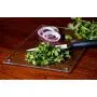 Clever Chef Glass Cutting Board Set | 4 Non Slip Cutting Boards are Shatter-Resistant, Durable, Stain Resistant, Dishwasher Safe | Bundle 4 Pack Contains 4 Rectangle Cutting Boards | 7.75" x 11.75"