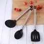 Silicone Cooking Utensils, 8pcs Nonstick Kitchenware with Stainless Steel Handle for Home Restaurant Hotel