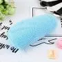 2 PCS Sponge Multipurpose Kitchen Dish Sponge Silicone Non Scratch Scrubber with Chuck for Easy Cleaning Pot Pan Dish Bowl Kitchenware Toiletry Fruit and Vegetable Skin