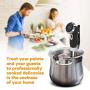 VAVA Sous Vide Cooker BPA-Free Thermal Immersion Circulator with Accurate Temperature Digital Timer LCD Display & Silicon Clamp (Auto-Start, FDA Approved, 110V, 1000 Watts, Black/Stainless)