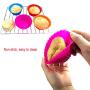 Silicone Baking Cups, Jumbo Cupcake Liners Large 3.54 inch Resusable Muffin Cups Non-stick Muffin Liners Cupcake Baking Cups Stand Alone Cupcake Holder, 12Packs in 6 Rainbow Colors