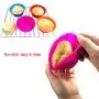 Silicone Baking Cups, Jumbo Cupcake Liners Large 3.54 inch Resusable Muffin Cups Non-stick Muffin Liners Cupcake Baking Cups Stand Alone Cupcake Holder, 12Packs in 6 Rainbow Colors