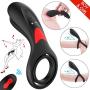 Male Vibranting Wand Massager Rechargeable Wireless Remote Control Back Neck Shoulder Relaxation Massaging with Multiple Men Vibrator Medical Grade Silicone Vibration Toys