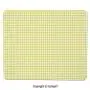 Premium-Textured Mouse pad,Vintage Style Checkered Pattern Picnic Design Kitchenware Xmas Cafe Cloth Image Art,Dual Use Mouse pad for Office/Home (11.81" x 27.55"),Yellow White