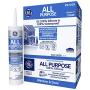 GE GE012A Silicone 1 All Purpose Sealant Caulk, 10.1oz, Clear