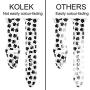 KOLEK Floral Bands Compatible with Apple Watch 42mm 44mm, Silicone Fadeless Pattern Printed Replacement Bands for iWatch Series 4 3 2 1, Paw, M, L
