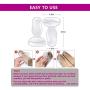Heel Grips, FOCONEE High Heel Cushion Silicone Shoe Pads for Too Big Shoes Anti-Slip Heel Grips Inserts Liners Foot Insoles for Women, Back of Heel Protector - 3 Pairs