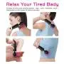 Personal Magic Wand Massager for Women Waterproof Cordless , CraZove Rechargeable 12 Speed Vibrations Powerful Handheld Massage - for Back Neck Shoulder Body ,Black