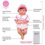 Paradise Galleries Reborn Baby Doll Lifelike Realistic Baby Doll, Tall Dreams Gift Set Ensemble, 19-inch Weighted Baby, for Ages 3+