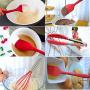 Alter-K-DJ 10PCS/SETDurable Silicone Non-Stick Kitchenware Heat Resistant Kitchen Cooking Utensils Baking Tool Cooking Tool Sets