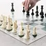 Best Chess Set Ever - Chess Board Game with Triple Weight Pieces, Green Silicone Board