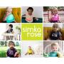 Simka Rose Silicone Bib - Waterproof Baby Bibs for Girls and Boys - Perfect for Babies and Toddlers - Easy to Clean Feeding Bibs - Set of 3 (Black/Teal/Pink)