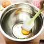 Makeopptionus Translucent Silicone Kitchen Utensil Set 5 Pcs Non-Stick Pan Kitchen Tools Ladle Spatulas Spoon Slotted Turner Kitchenware