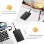 UGREEN External Hard Drive Enclosure USB 3.0 to SATA Adapter Tool Free Hard Disk Case Housing Portable for 2.5 Inch 9.5mm 7mm WD, Seagate, Toshiba, Samsung, Hitachi SATA III, HDD, SSD, PS4, UASP