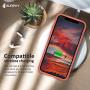 SURPHY Silicone iPhone Xs MAX Case, Slim Soft Liquid Silicone Rubber Full Body Protection Phone Case Cover with Microfiber Lining for iPhone Xs MAX Case 6.5", Nectarine