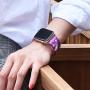 EXCHAR Compatible with Apple Watch Band 40mm 38mm 44mm 42mm Fadeless Pattern Printed Floral Bands Silicone Replacement Band for iWatch Series 5 Series 4/3/2/1 for Women Men