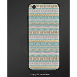 Case for Apple iPhone 6 and iPhone 6s,Shock-Absorption Bumper Cover,Anti-Scratch Back,Striped,Boho Aztec Culture Unusual Traditional Folk Fashion Mythological Retro Art Motif,Mint Lilac