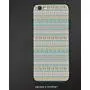 Case for Apple iPhone 6 and iPhone 6s,Shock-Absorption Bumper Cover,Anti-Scratch Back,Striped,Boho Aztec Culture Unusual Traditional Folk Fashion Mythological Retro Art Motif,Mint Lilac