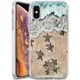 iPhone Xs iPhone X Case, Soft TPU Slim-Fit Flexible Ultra-Thin Clear Case, Full-Body Rugged Bumper Print Baby Turtle Case for iPhone Xs iPhone X, Transparent