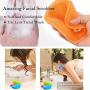 Silicone Scrubber, Silicone Multipurpose Kitchen Scrub Brush for Dish Pot and Veggies Fruit Non-Stick Pan