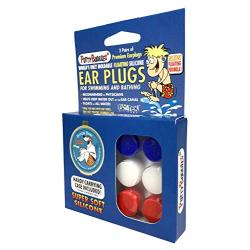 PUTTY BUDDIES Floating Earplugs 3-Pair Pack ? Soft Silicone Ear Plugs for Swimming & Bathing ? Invented by Physician ? Keep Water Out ? Premium Swimming Earplugs ? Doctor Recommended