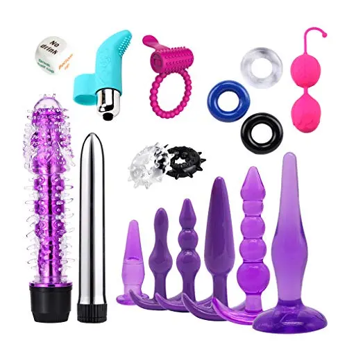 ? Women Men Vibrantor Kit Amal Plug Adult Six Toy Massage Tools Finger Massage Amus Washer