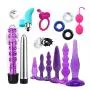 ? Women Men Vibrantor Kit Amal Plug Adult Six Toy Massage Tools Finger Massage Amus Washer