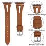 Haveda Leather Bands Compatible for Apple Watch 40mm 38mm 44mm 42mm, iWatch Series 5, Series4, Series 3/2/1, Women Printed Apple Watch 38mm Band Slim Feminine Breathable Floral Wristband