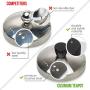 Glass Teapot Kettle with Infuser - Loose Leaf Tea Pot 32oz - Stovetop Safe Clear Tea Maker - Tea Pot Strainer for Blooming, Flowering, Loose tea - Sleeve for Warmer Tea, Coaster & E-Book