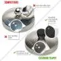 Glass Teapot Kettle with Infuser - Loose Leaf Tea Pot 32oz - Stovetop Safe Clear Tea Maker - Tea Pot Strainer for Blooming, Flowering, Loose tea - Sleeve for Warmer Tea, Coaster & E-Book