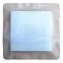 Silicone Foam Dressing with Border (Adhesive) Waterproof 6" X 6" (15 cm X 15 cm) (Central Ultra Absorbent-Foam Pad is 4" X 4") 5 Per Box (1); Wound Dressing by Areza Medical