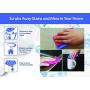 ODOR FREE Scrubbing Pad (3Pk) for Dishwashing and Cleaning | Strong & Scratch Free Scrubber | VERY Durable and Tough Scrub Sponge | No Mildew Smell from Sponges, Dishcloth, Cotton.