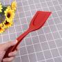 Hemoton Grip and Flip Tongs Spatula 2 in 1 Cooking Turner Silicone Kitchen Spatula for Steak Omelette Pancake Egg Frying Red
