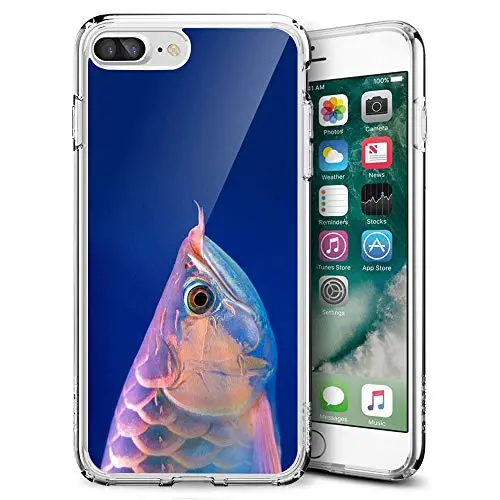 iPhone 7 8 Case, Arowana Shock-Absorption TPU Rubber Bumper iPhone 7 8 Case, Ultra Thin Slim Protective Cover for iPhone 7 8-Clear