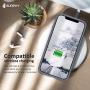SURPHY Silicone Case Compatible with iPhone 11 Pro Case 5.8 inch, Liquid Silicone Full Body Thickening Design Phone Case (with Microfiber Lining) for iPhone 11 Pro 5.8 2019, Lavender Gray