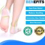5 Pair Heel Protectors, Heel Cups for Heel Pains, Heel Pads Cushion, Heal Dry Cracked Heels, Achilles Tendinitis, Breathable Silicone Gel Heel Cups, for Men & Women - Universal Size