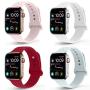 NUKELOLO Sport Band Compatible with Apple Watch 38MM 40MM 42MM 44MM,Soft Silicone Replacement Strap Compatible for Apple Watch Series 5/4/3/2/1