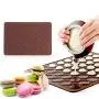 Heat-Resistant Silicone Oven Mat - 48 Holes Baking Macaron Kitchenware Non-Stick Tool Utensils for Pastry Cake Making