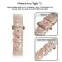 SWEES Leather Band Compatible for Apple Watch 38mm 40mm, Genuine Leather Shiny Bling Strap Compatible iWatch Series 5 Series 4 Series 3 Series 2 Series 1, Sports & Edition Women, Glistening Rose Gold