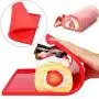2 Pcs Luck Love Swiss Roll Cake Mat Flexible Baking Tray Jelly Roll Pan Silicone Cookies Mold Bakeware