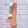 The Lifeguard by FUKENA - Realistic Uncircumcised Dual Density Silicone Dildo, 5.5 Inches Insertable (Light Skin with Colored Glans)