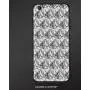 Printing Compatible with Apple iPhone 6/iPhone 6S,4.7",Anti-Scratch Back,Football,American Football Symbols in Symmetrical Order Competition Decorative,Black White